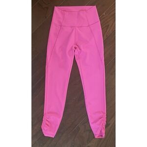 WILO The Label Ruch Leg Women Small Fuschia Pink Ribbed High Waist Leggings NWT